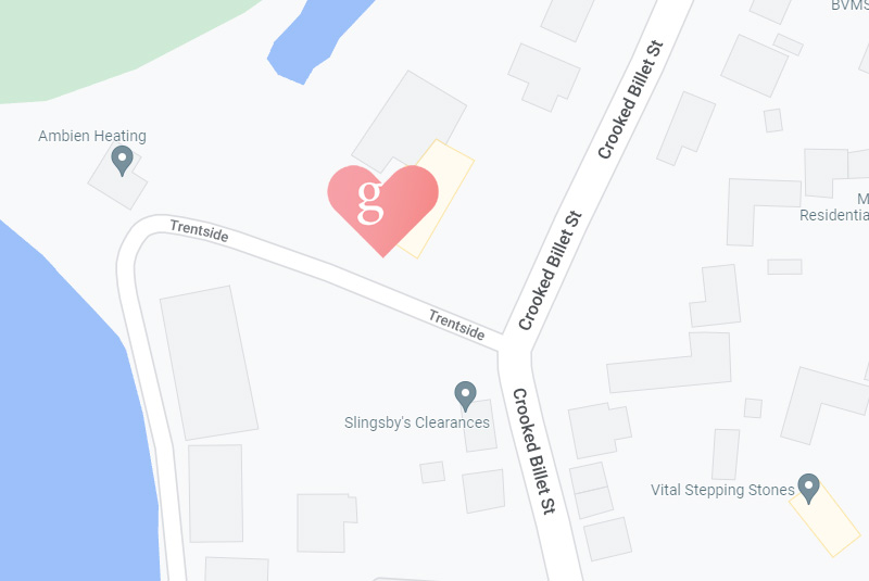 Location Map for Eliot House Nursing Home in Gainsborough